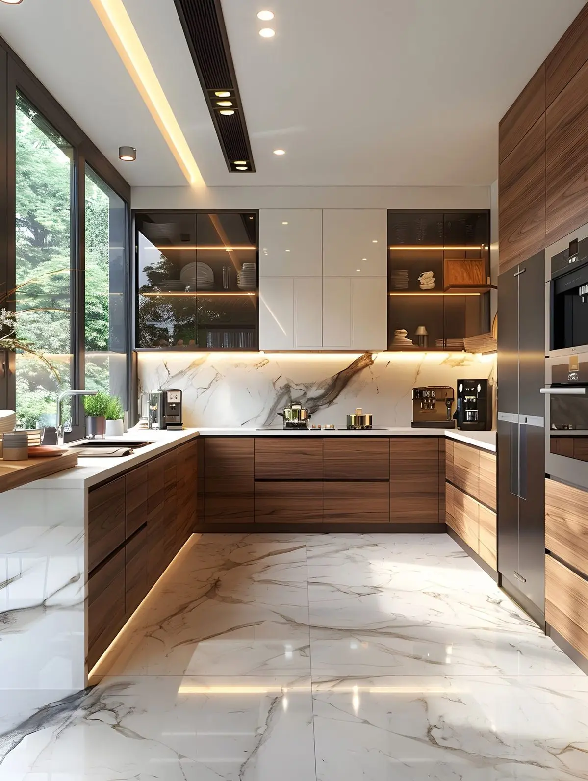 Kitchen Set HPL Matte - Rumah Mr. Edwin, Jakarta